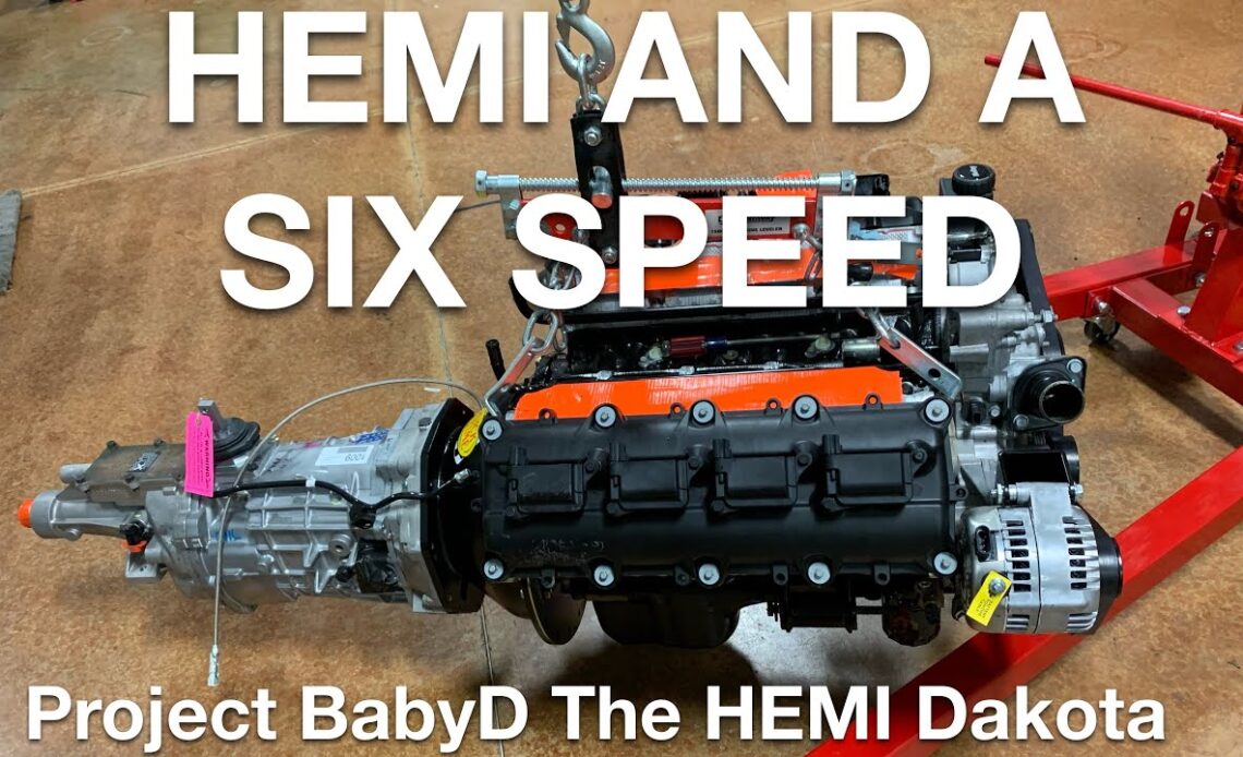 The Hemi Dakota BabyD Gets A Dual Disc McLeod Clutch #hemi #tremec #dualdisc