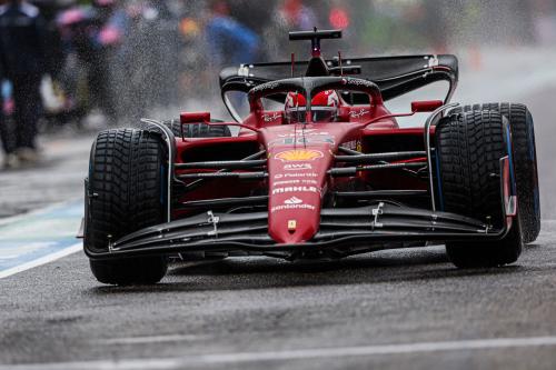 Charles LeClerc finished ahead of Ferrari teammate Carlos Sainz in FP1