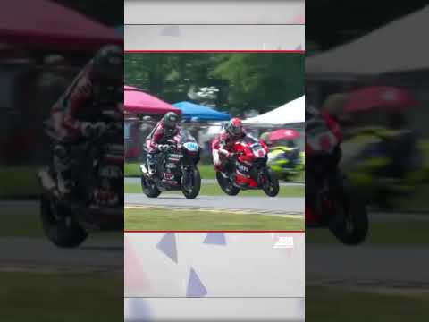 Things got a little bit too close for comfort between Josh Herrin and Sam Lochoff at VIR. #shorts