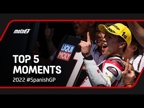 Top 5 Moto2 Moments | 2022 #SpanishGP