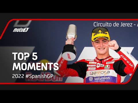 Top 5 Moto3 Moments | 2022 #SpanishGP