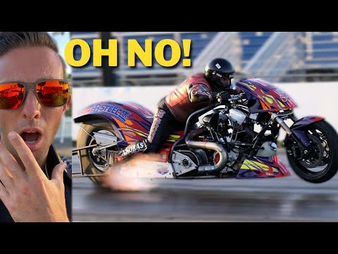 Top Fuel Harley Gone Wrong!