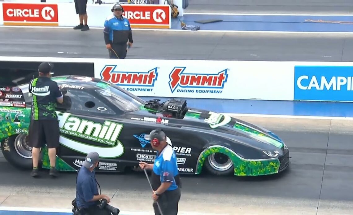 Tyler Scott Top Alcohol Funny Car, Qualifying Rnd 4 Circle K Four Wide Nationals, ZMAX Dragway, Conc