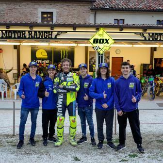 Valentino Rossi visits Yamaha VR46 Master Camp