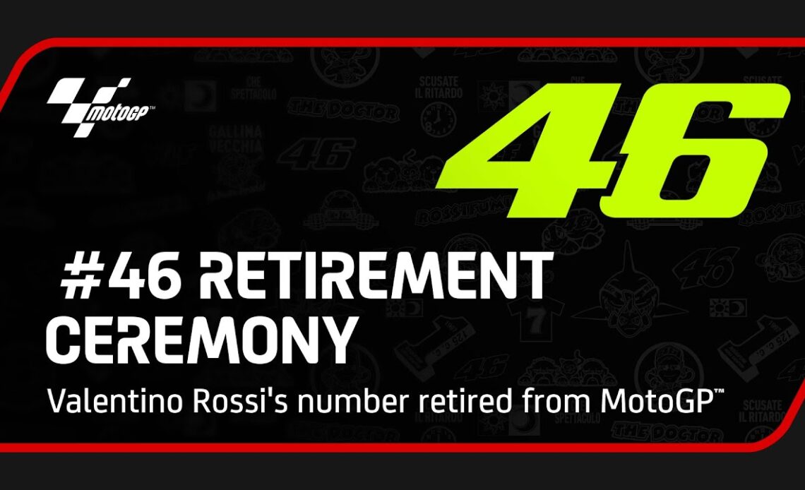 Valentino Rossi's #46 retirement Ceremony | 2022 #ItalianGP