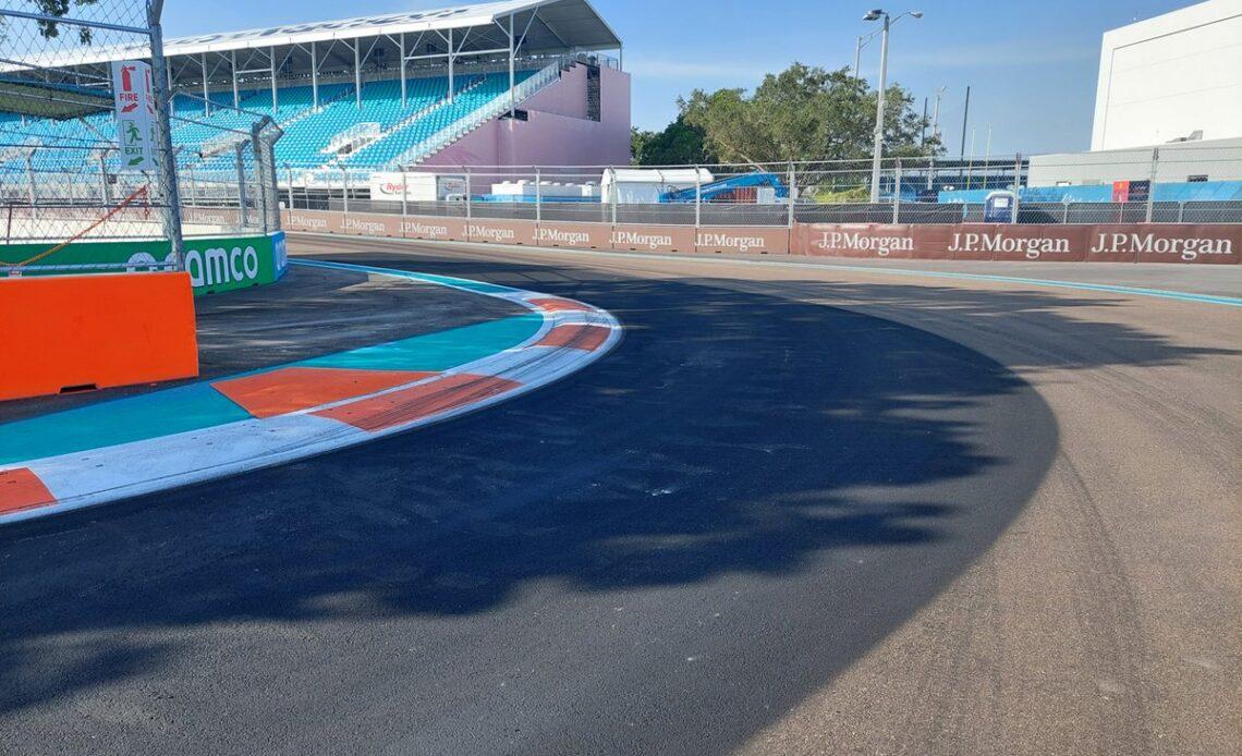 Turn 17 track repair detail