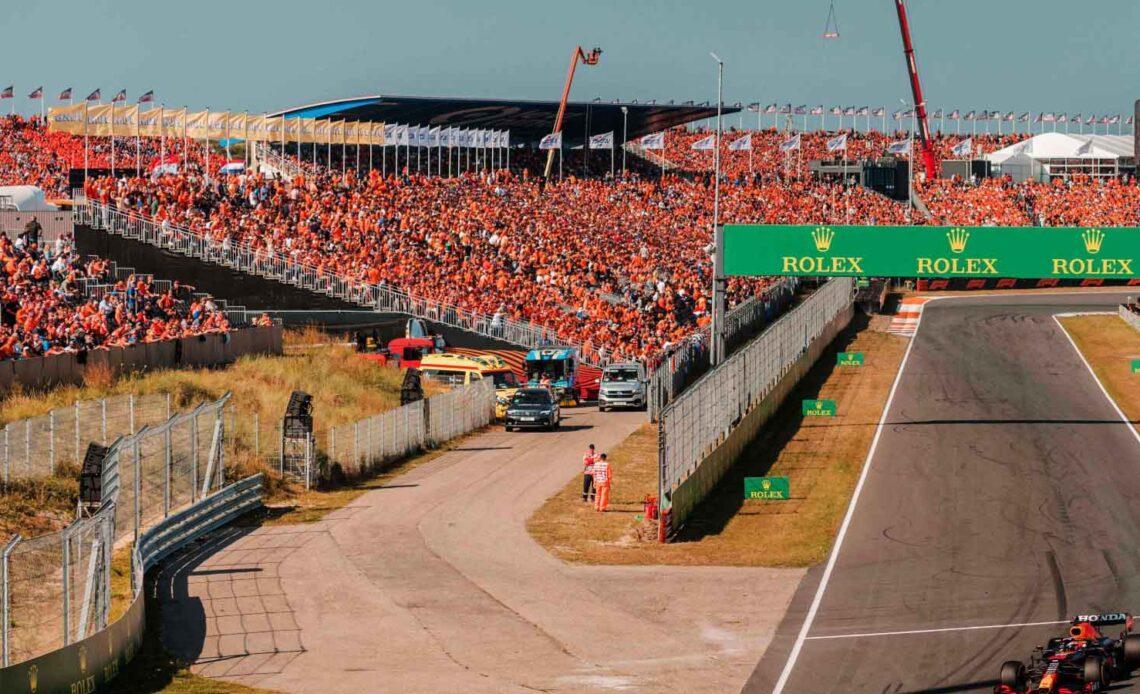 Max Verstappen in front of Dutch fans. Zandvoort September 2021.