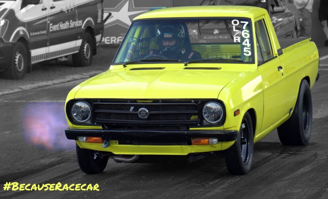 12A Turbo Rotary 1200 Datsun Ute Brings the Noise (and Flames!!) to the 2021 Christmas Party!