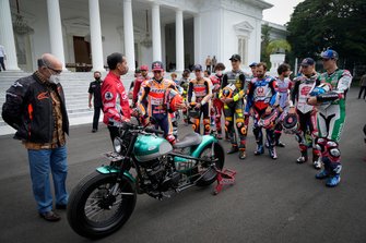 Jakarta MotoGP riders with Joko Widodo, President of Indonesia