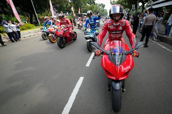 Jakarta MotoGP riders parade
