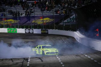 Race winner Brandon Jones, Joe Gibbs Racing, Menards/Lyons Toyota Supra