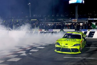 Race winner Brandon Jones, Joe Gibbs Racing, Menards/Lyons Toyota Supra