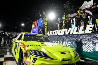 Race winner Brandon Jones, Joe Gibbs Racing, Menards/Lyons Toyota Supra