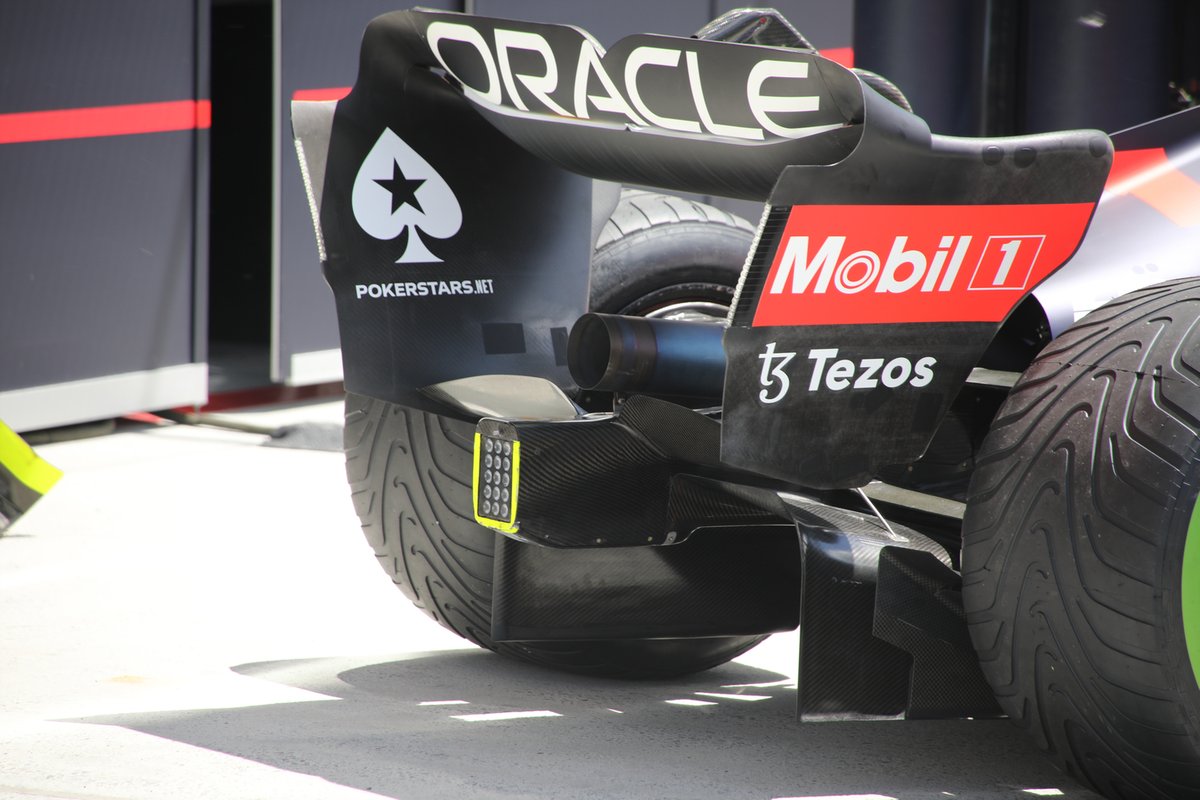Red Bull Racing RB18 rear detail