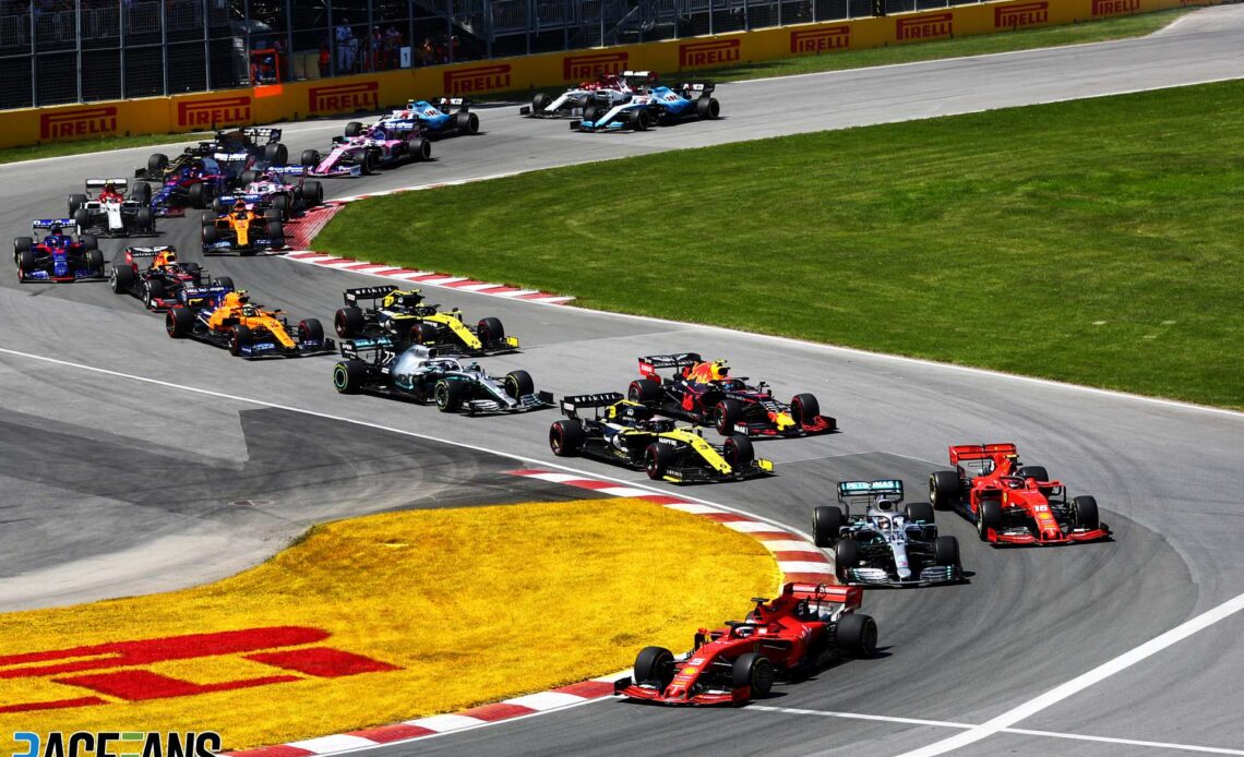 Start, Circuit Gilles Villeneuve, 2019