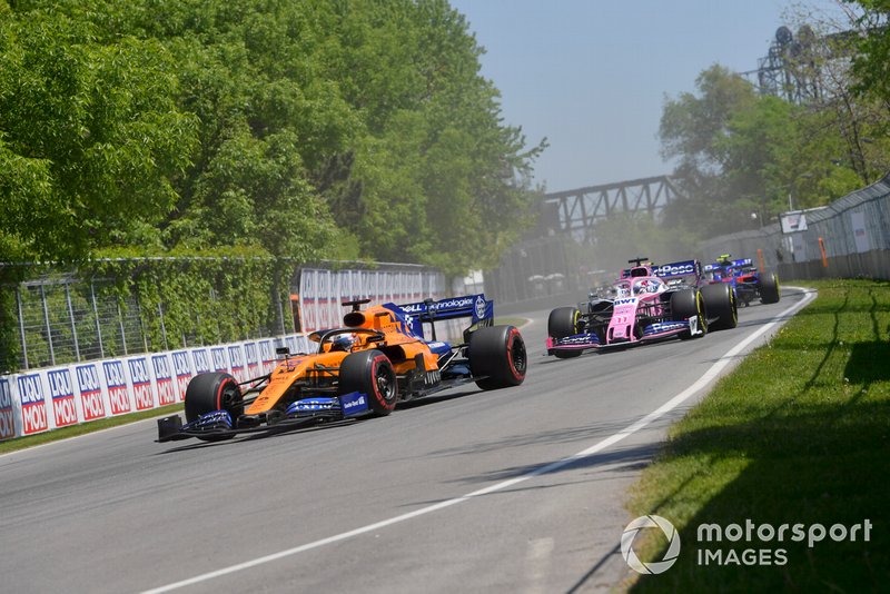 F1 hasn't raced in Montreal since 2019, when Sainz was a McLaren driver and Perez was in a Racing Point (now Aston Martin)