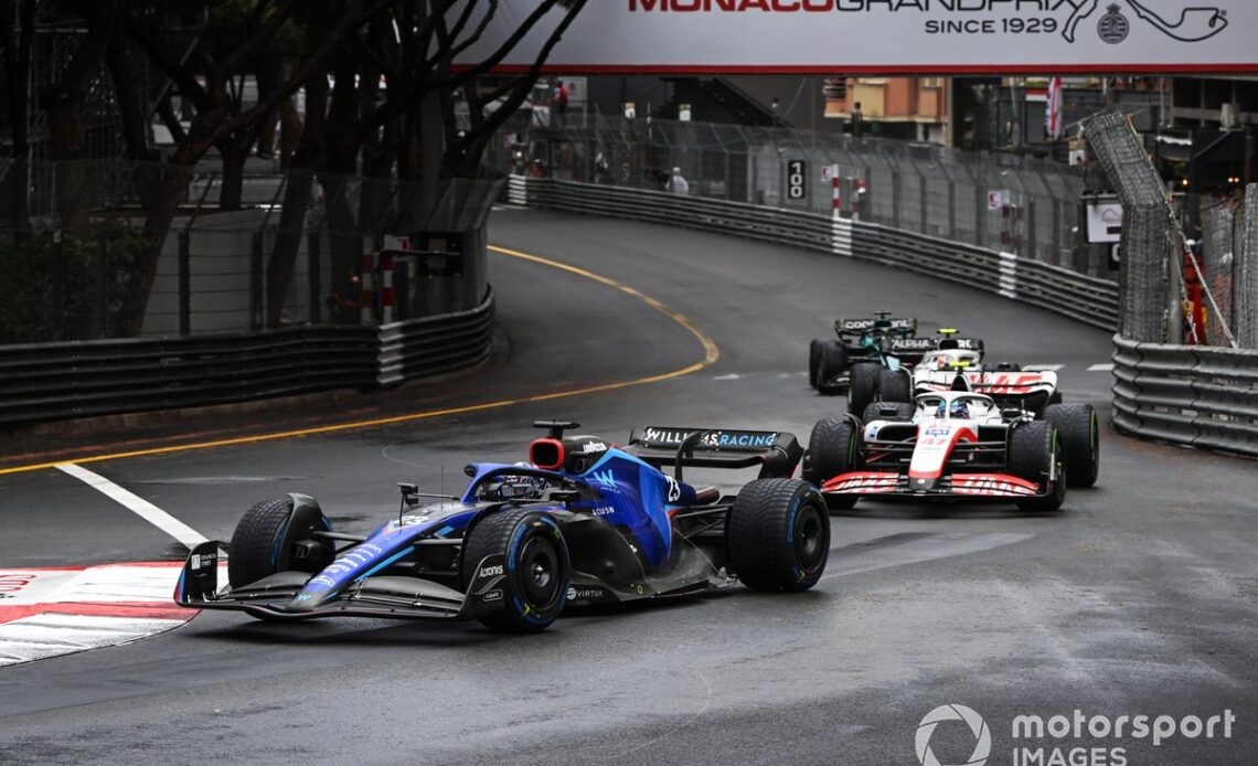 Albon explains why he held up Leclerc on drying Monaco F1 track