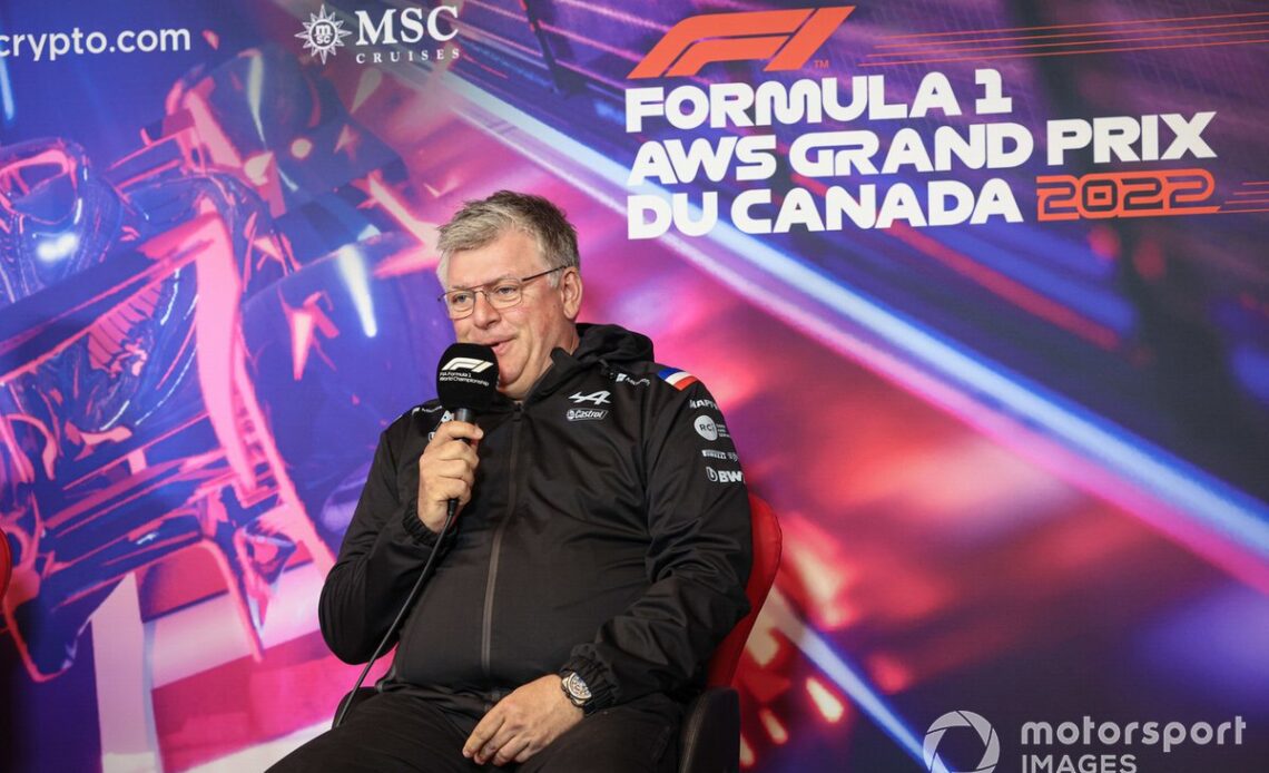 Otmar Szafnauer, Team Principal, Alpine F1, in the team principals Press Conference