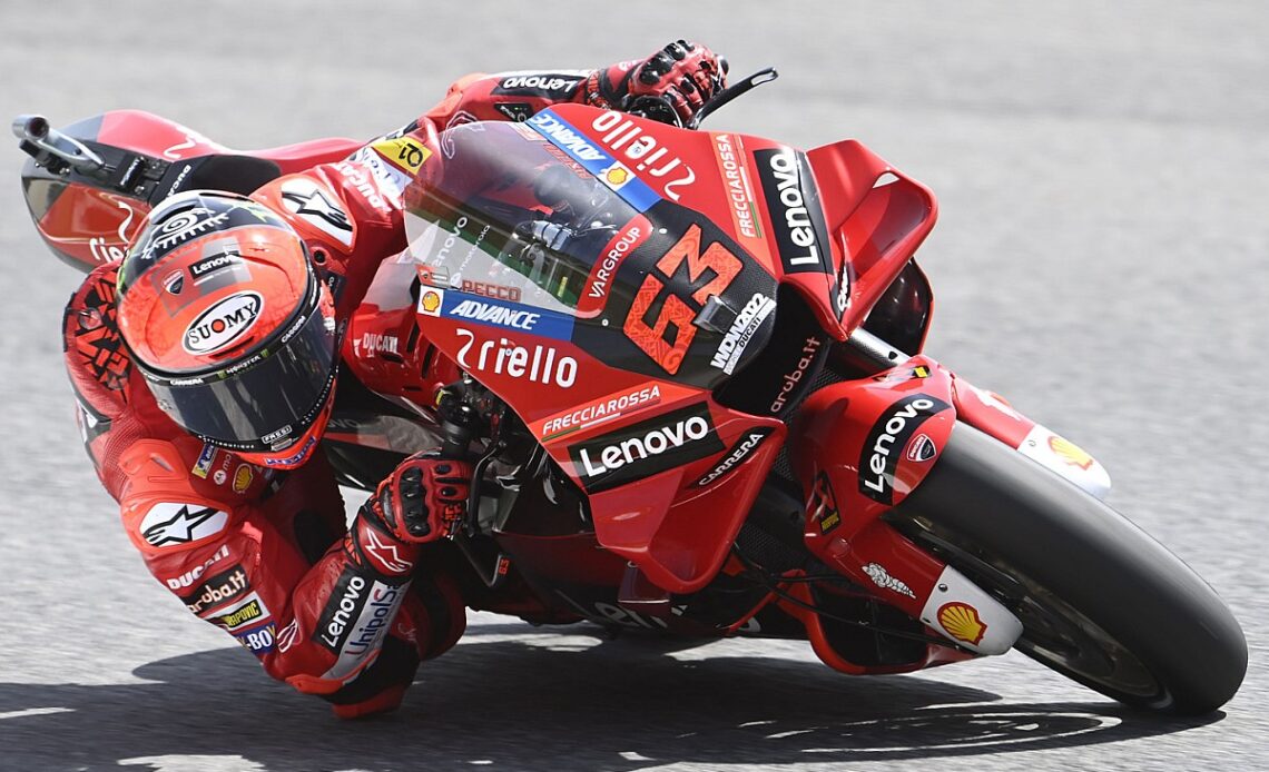 Bagnaia quickest for Ducati in FP3, Marquez 21st