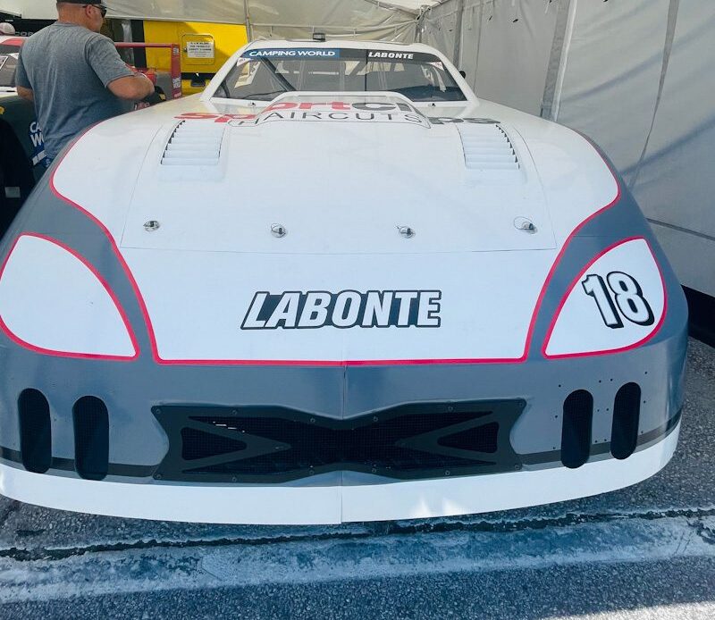 2022 SRX Five Flags Bobby Labonte car (Credit: Tom Bowles)