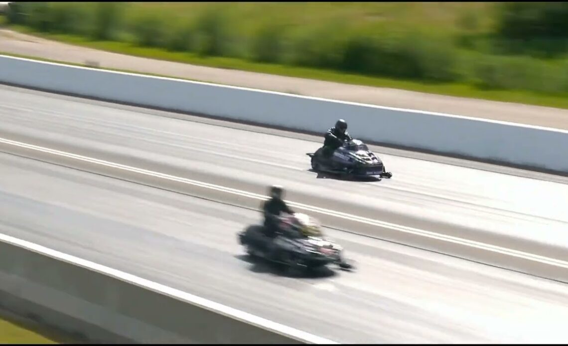 Brandon Beauregard, Keith Kulley, Pro Stock Sled Final Eliminations, New England Nationals, New Engl