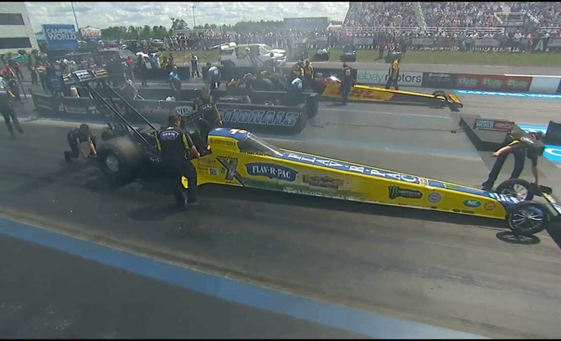 Brittany Force 3 788 @1000, Shawn Langdon, Mac Savage, Top Fuel Dragster Eliminations Rnd 2 Virginia