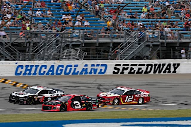 NASCAR action at Chicagoland Speedway, 2019. Photo: NKP