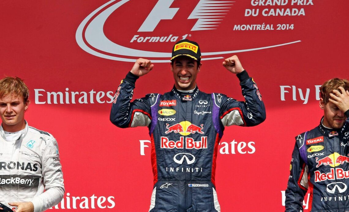 Daniel Ricciardo’s thoughts ran away with him after first F1 win
