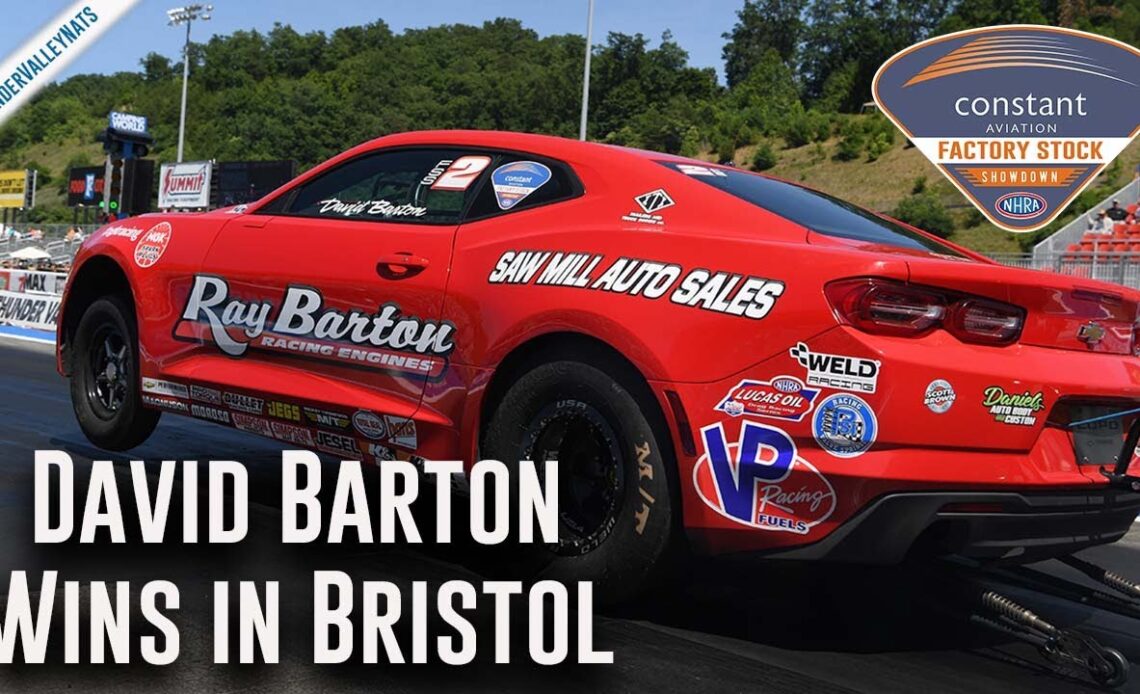 David Barton wins Factory Stock Showdown at NHRA Thunder Valley Nationals