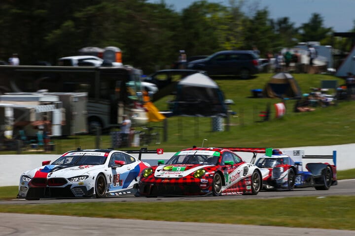 Interclass racing at Canadian Tire Motorsport Park, 7/7/2019 (Photo: Courtesy of IMSA)