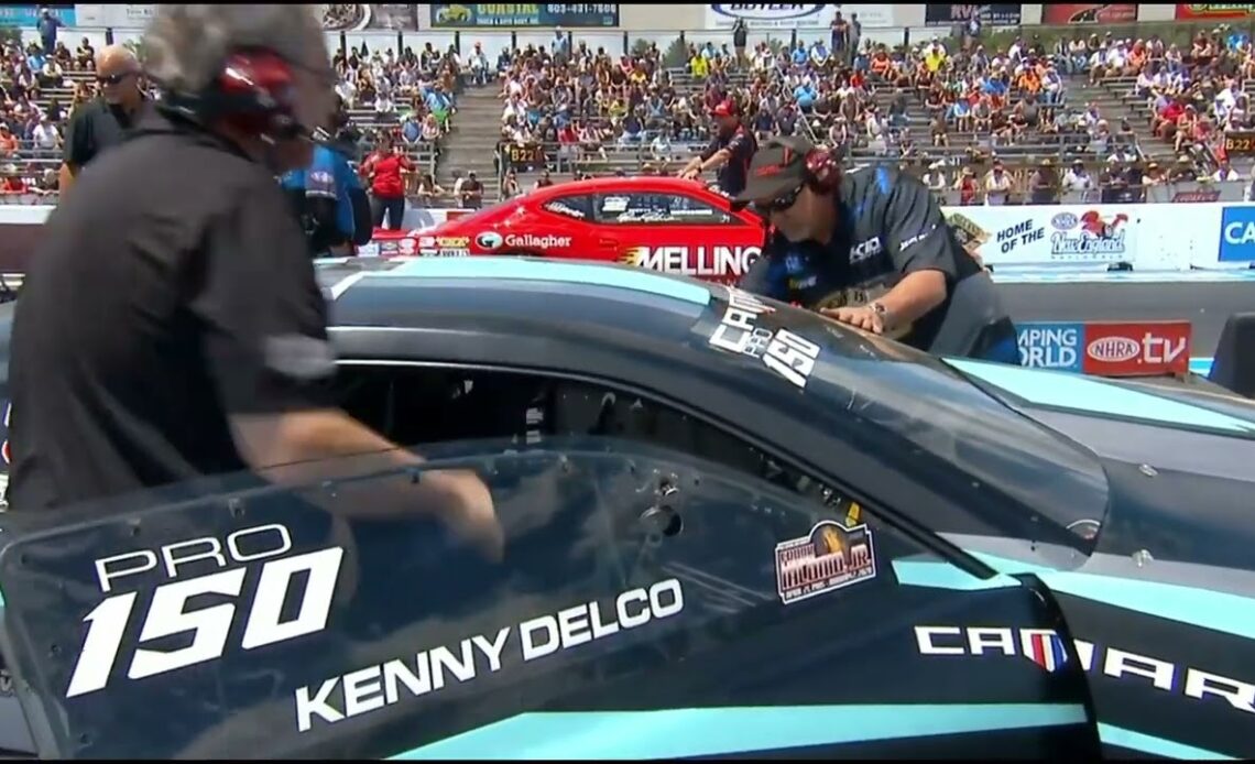 Erica Enders, Kenny Delco, Pro Stock, Rnd 1 Eliminations, New England Nationals, New England Dragway