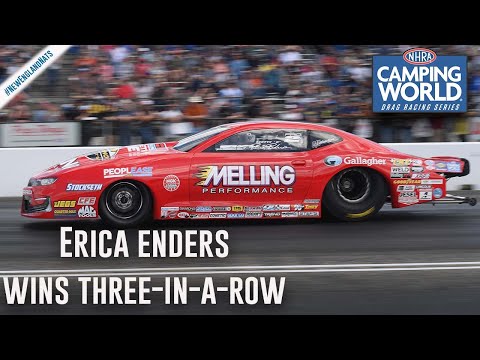 Erica Enders wins third consecutive race