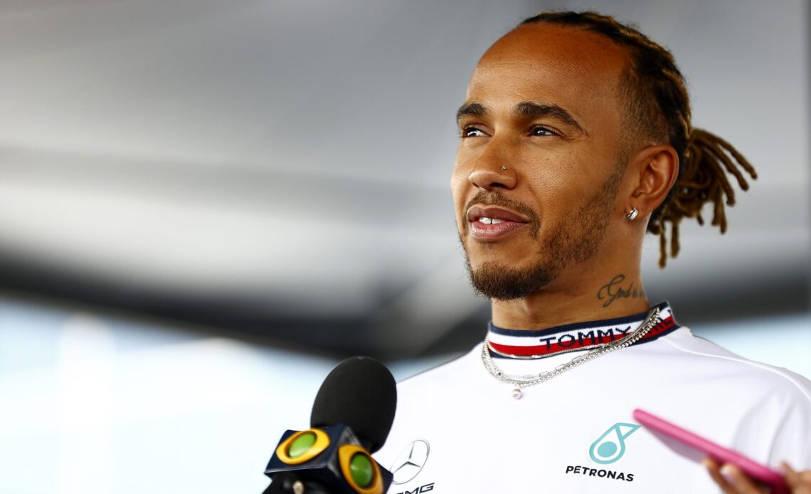 Lewis Hamilton at the 2022 Canadian Grand Prix 2022, Friday (credit: LAT Images)