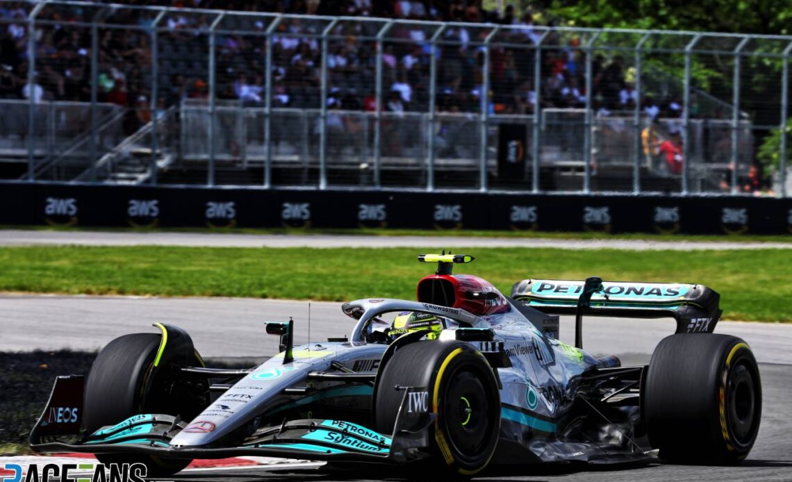 Lewis Hamilton, Mercedes, Circuit Gilles Villeneuve, 2022