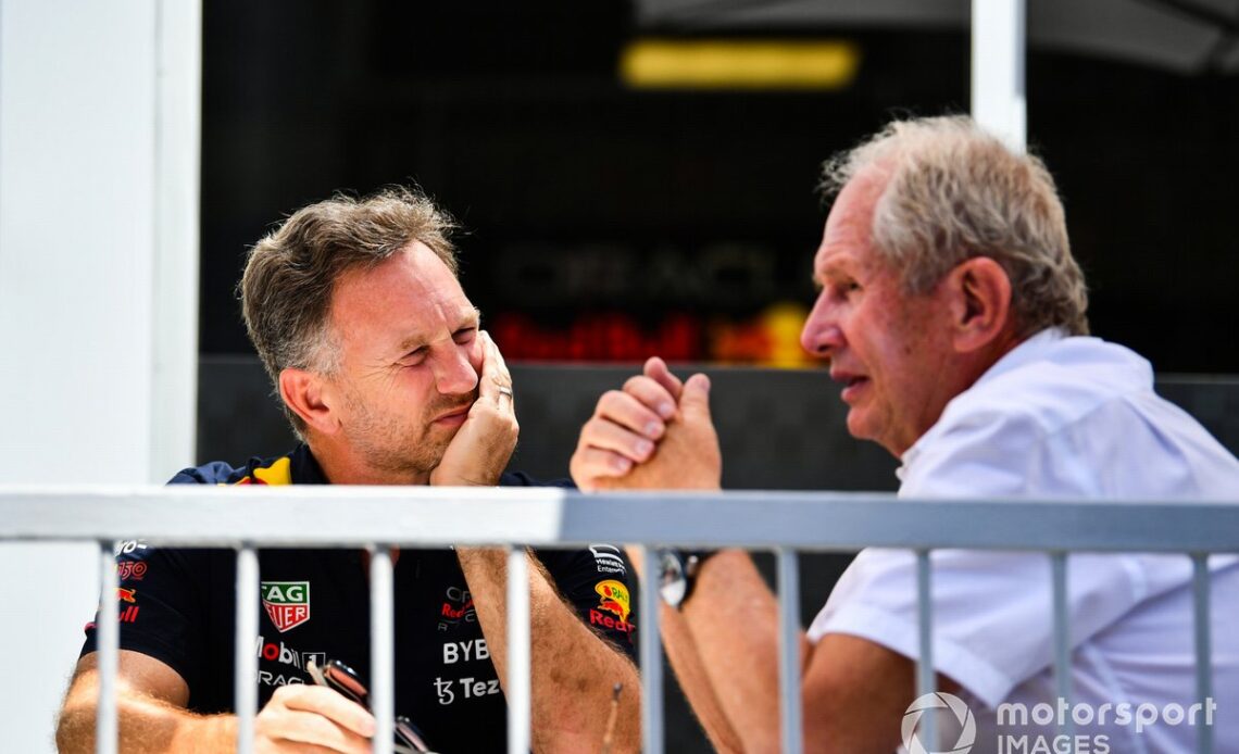 Christian Horner, Team Principal, Red Bull Racing, Helmut Marko, Consultant, Red Bull Racing