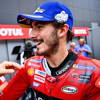 Game on in the title fight as Bagnaia wins a wild Dutch GP