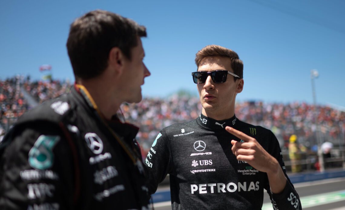 George Russell doubts Mercedes can take Copse flat out this year