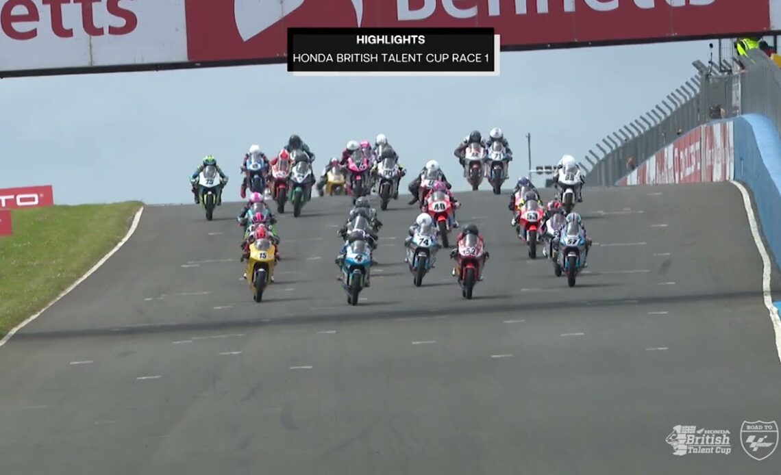 Highlights Race 1 | Round 4 Knockhill | 2022 Honda British Talent Cup