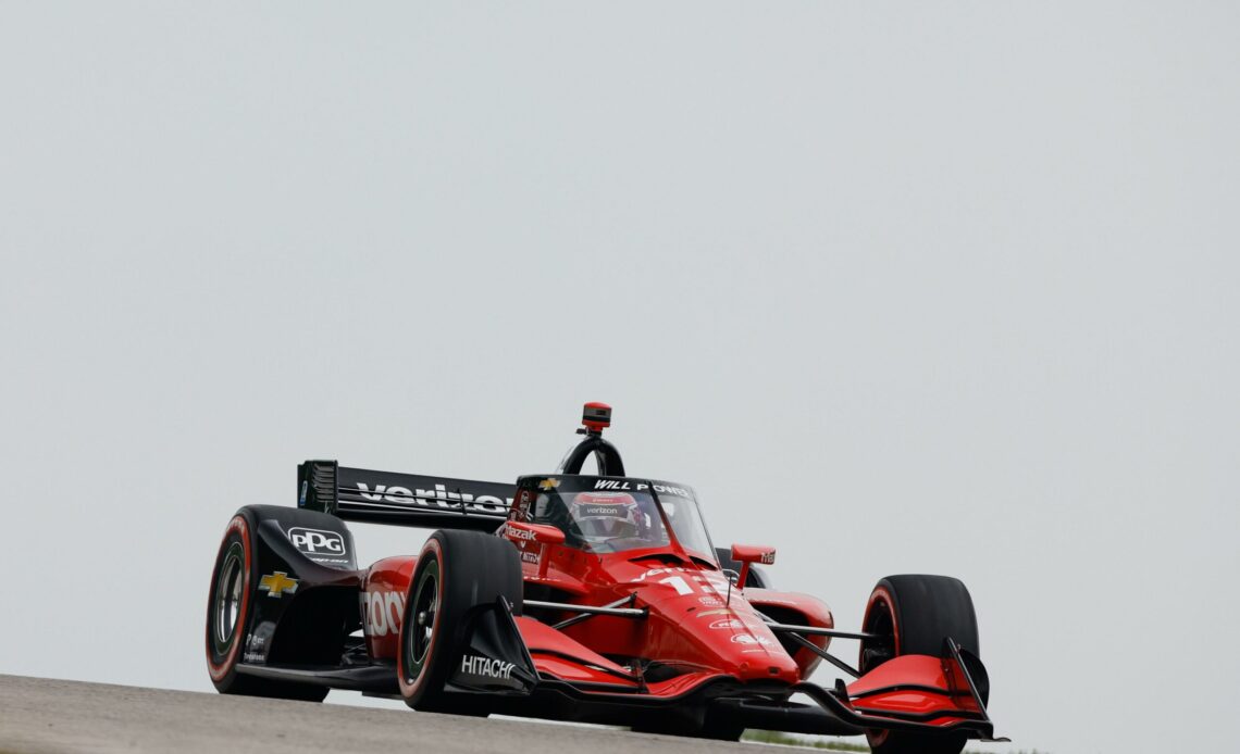 Will Power in the 2022 IndyCar race at Road America