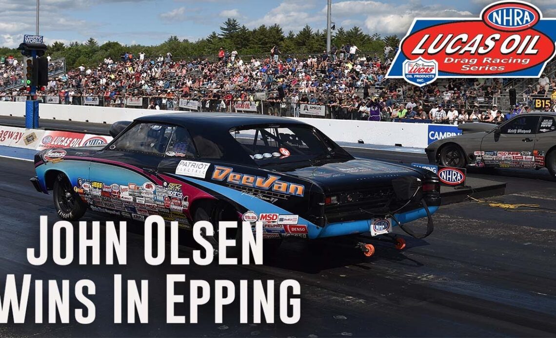 John Olsen wins Super Street at NHRA New England Nationals