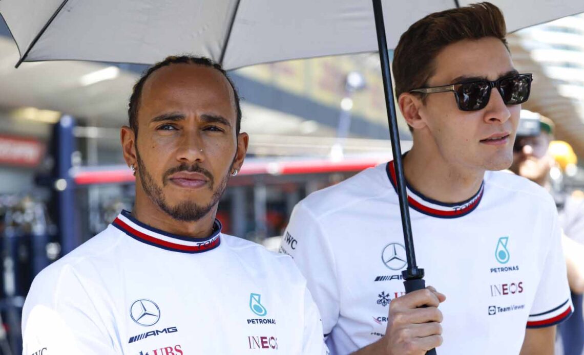 Lewis Hamilton fighting 'different calibre' George Russell