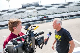 Retired NASCAR driver and broadcaster Kenny Wallace