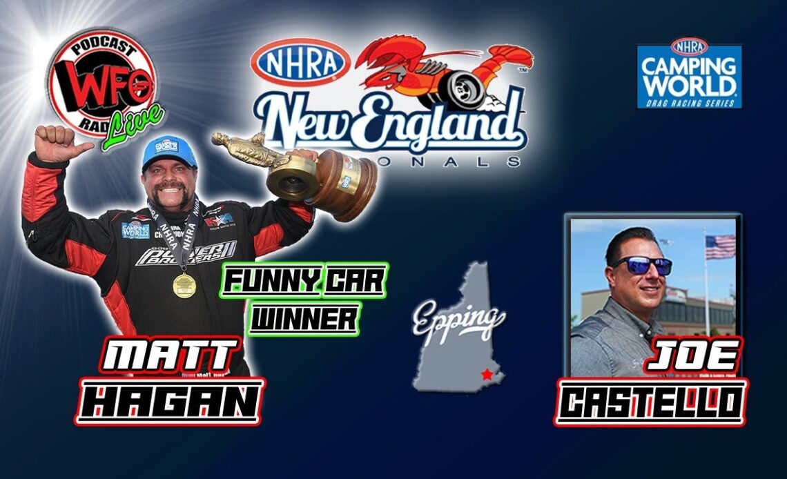 Matt Hagan - Funny Car Winner - NHRA New England Nationals 6/15/2022