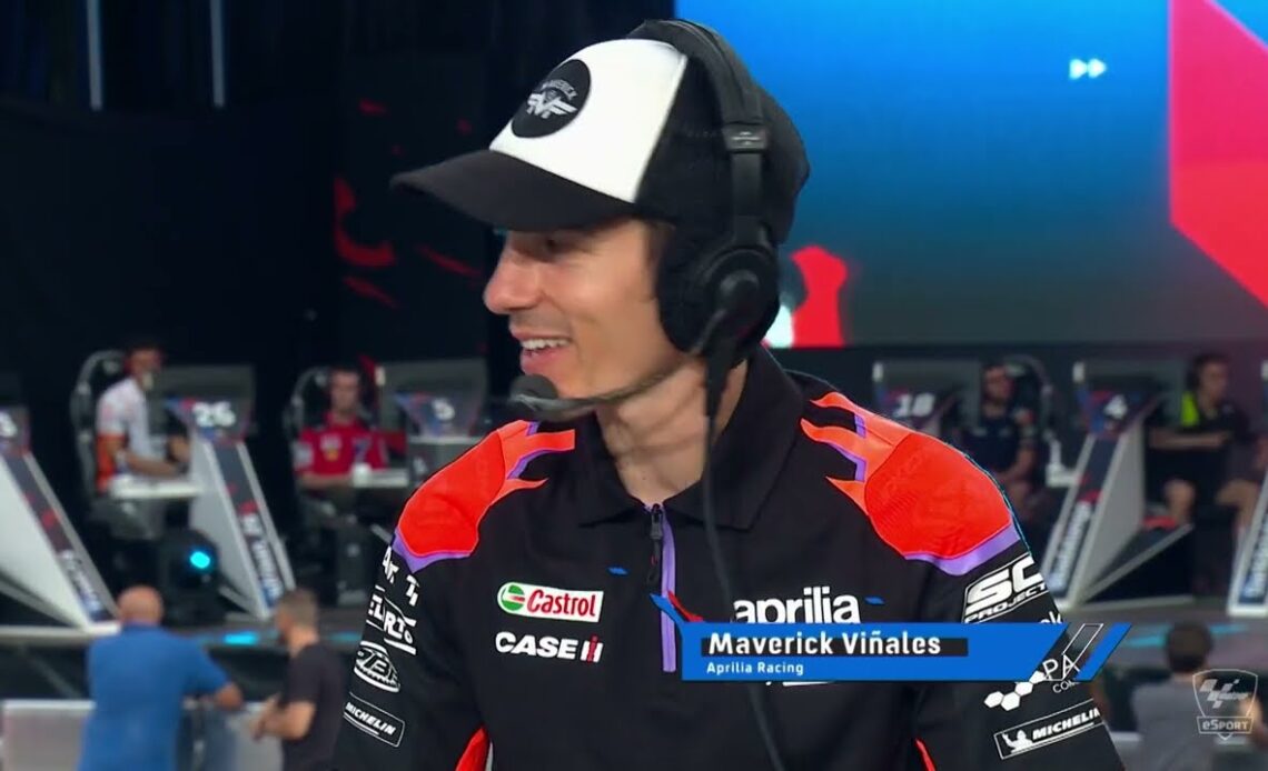 Maverick Viñales joins Mugello Race as commentator | Global Series 1 | MotoGPeSport Championship