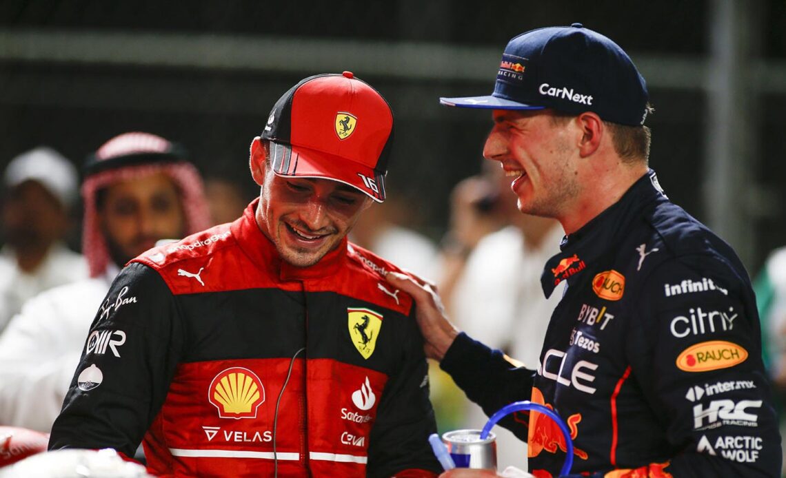 'Max Verstappen races Leclerc differently to how he raced Hamilton'