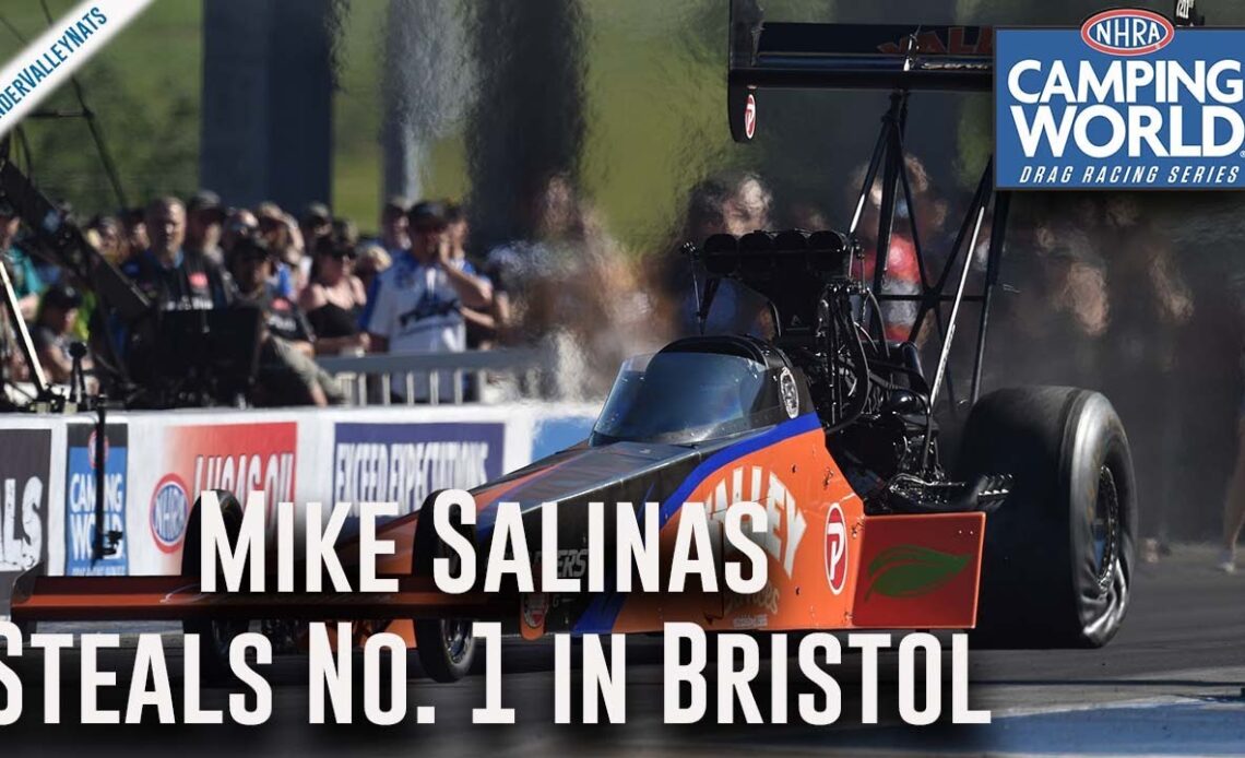 Mike Salinas takes No. 1 qualifier in Bristol