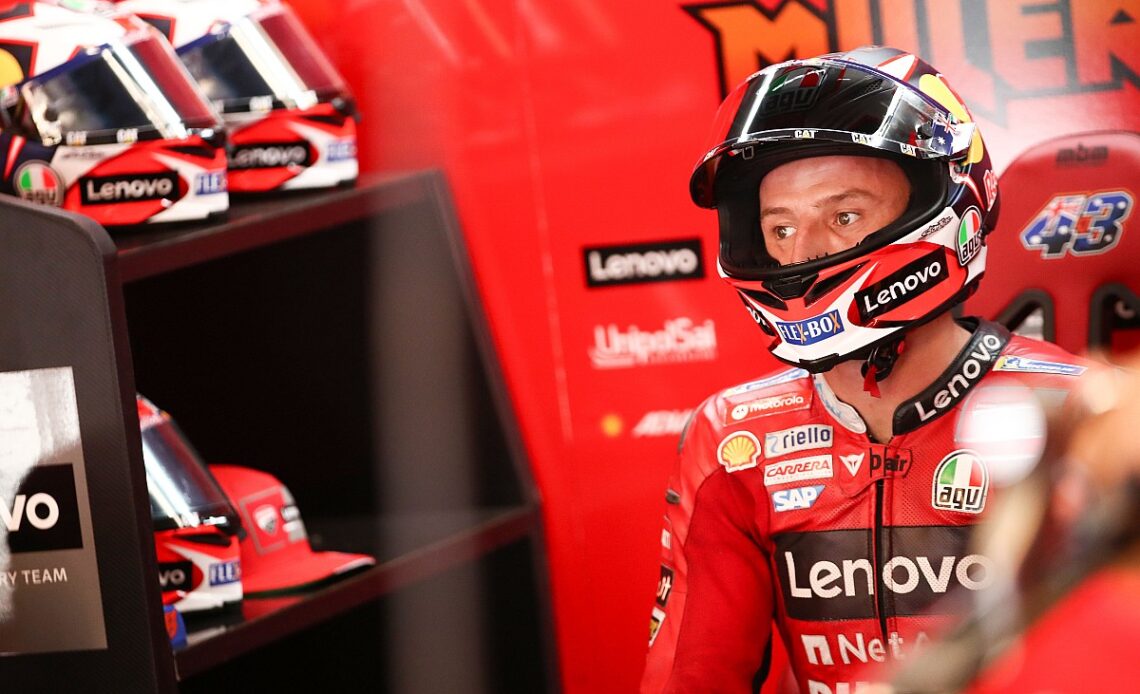 Miller leads Ducati 1-2 in first practice