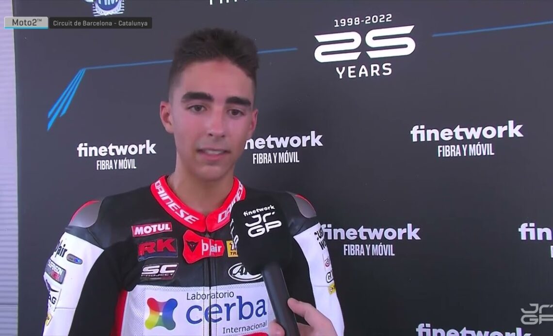 Moto2 Race 2 Winner Interview | Senna Agius | FIM JuniorGP 2022 - Round 3 Catalunya