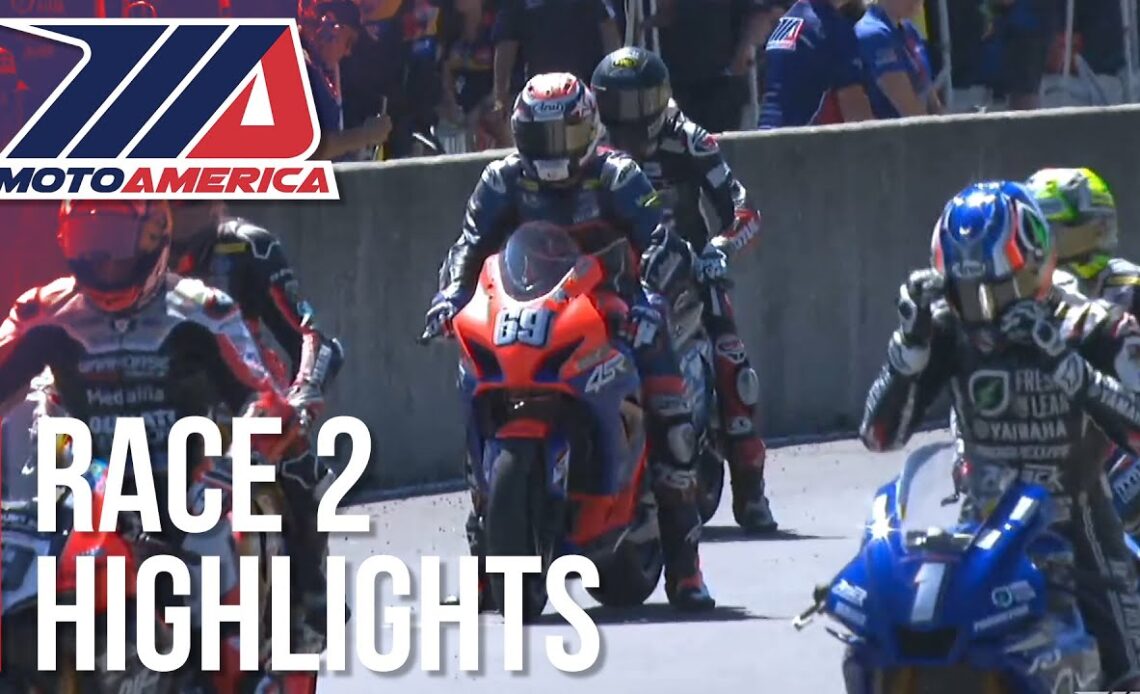 MotoAmerica Medallia Superbike Race 2 Highlights at Ridge Motorsports Park 2022