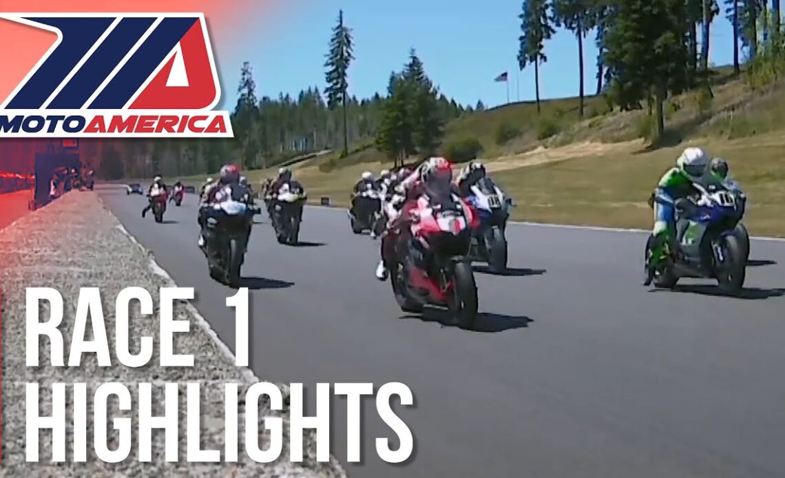 MotoAmerica Supersport Race 1 Highlights at Ridge Motorsports Park 2022